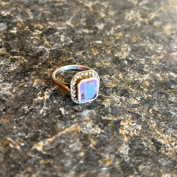 Amethyst Silver Marcasite Ring - Picture 3 of 7